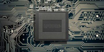 نمایی از تراشه LPDDR6 سامسونگ