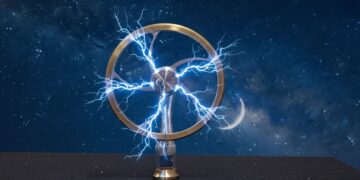 دستگاهی بر پایه موتور استرلینگ که در شب انرژی تولید می کند