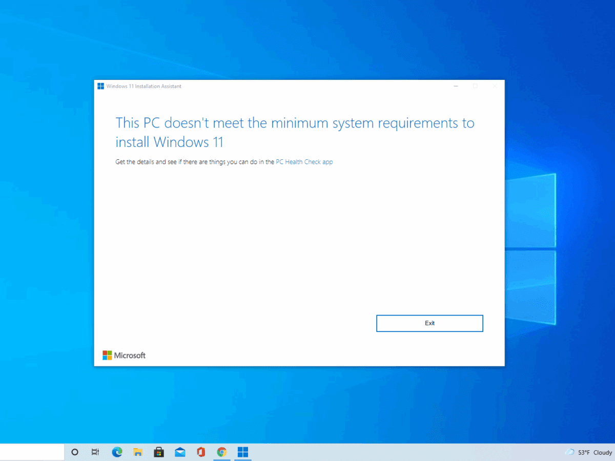 Unofficial Windows 11 requirements bypass