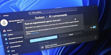 اضافه شدن عامل هوش مصنوعی با دسترسی به فولدرها به ویندوز ۱۱