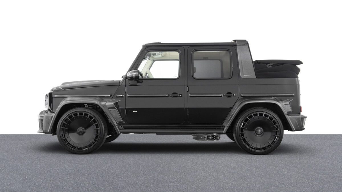 نمای جانبی Brabus 800 روباز