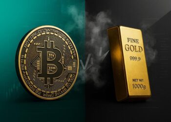 سقوط بیت‌کوین در برابر طلا و فروپاشی روایت «طلای دیجیتال»