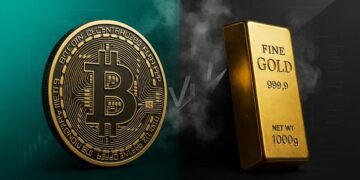 سقوط بیتکوین در برابر طلا و فروپاشی روایت «طلای دیجیتال»