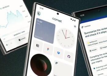 تصاویری از محیط کاربری مروگر Comet