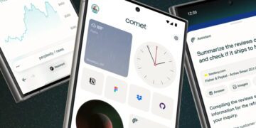 تصاویری از محیط کاربری مروگر Comet