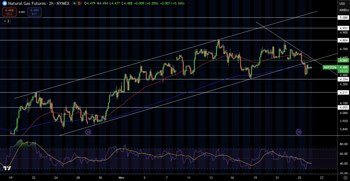 پیشبینی قیمت گاز طبیعی