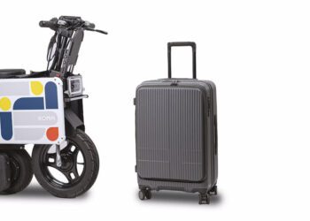 موتورسیکلت Tatamel Bike در چند ثانیه به چمدان تبدیل می‌ شود