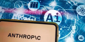 نمایی از لوگوی شرکت Anthropic AI