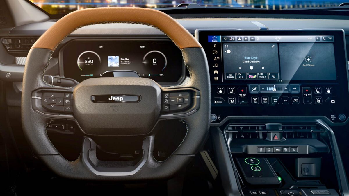 فرمان و نمایشگر Jeep Recon