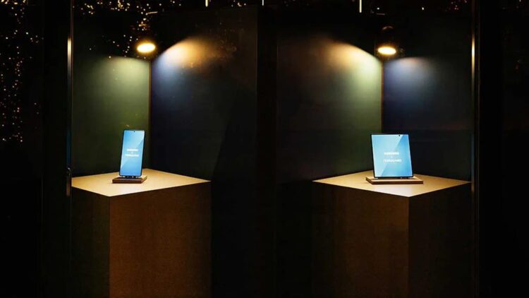 تصویری از گوشی گلکسی اس ۲۵ اولترا و مدل فولد ۷ سامسونگ