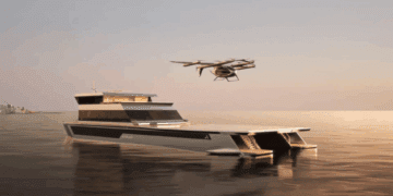 چین اولین ورتیپورت آبی را برای حملونقل هوایی راهاندازی کرد