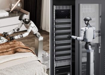 چین با ربات انساننمای چرخدار G1-D، سرعت و دقت را به محیط کار می آورد