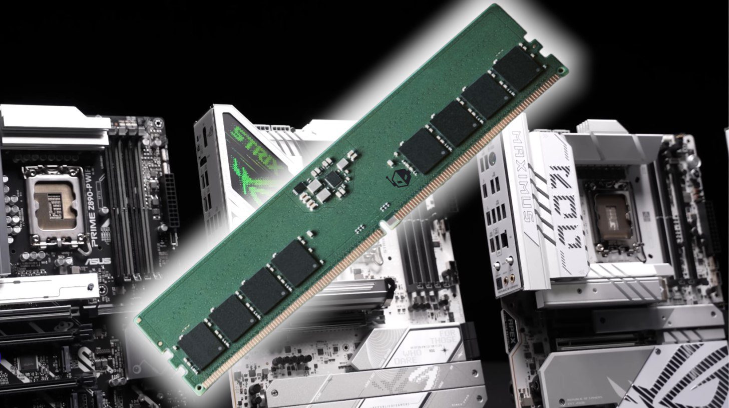 بنر خبری درباره افزایش تولید مادربردهای DDR4 توسط ایسوس برای مقابله با کمبود رم در سال ۲۰۲۶.