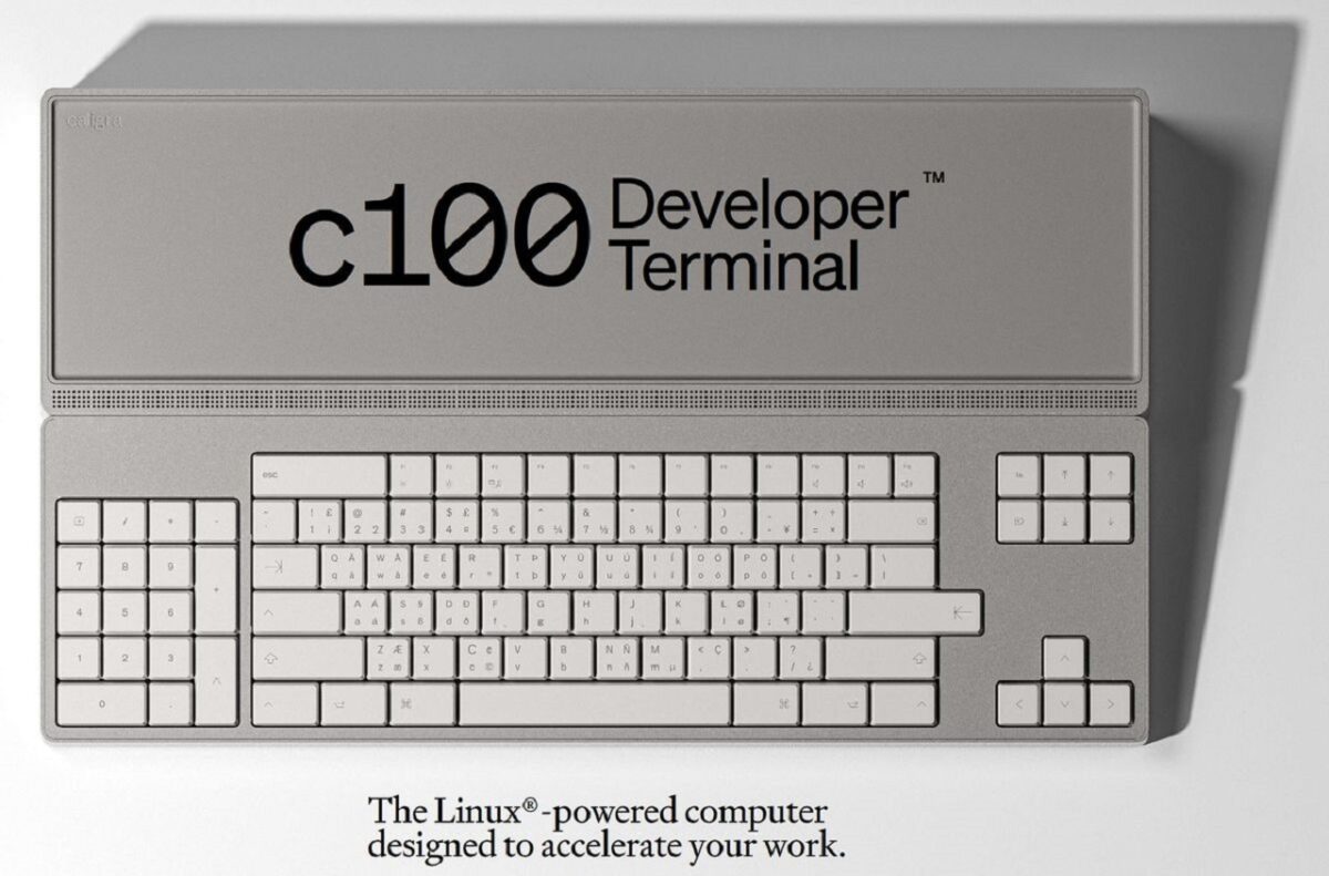 ترمینال توسعه‌دهندگان Caligra c100 برای کاربران حرفه ای معرفی شد 