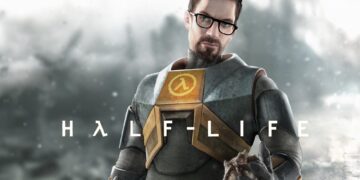 پوستر هنری بازی هف-لایف (Half-Life) با تصویر گوردون فریمن.