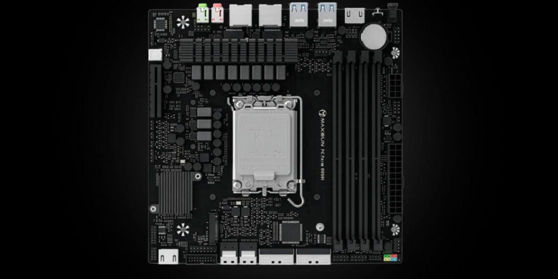 مادربرد Mini-ITX با چهار اسلات رم سایز بزرگ