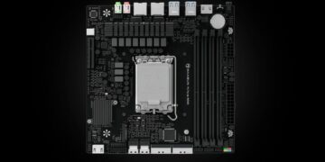 مادربرد Mini-ITX با چهار اسلات رم سایز بزرگ