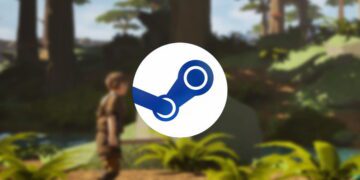 تصویر گرافیکی معرفی بازی‌های رایگان جدید استیم در اواسط دسامبر ۲۰۲۵، همراه با لوگوی Steam و پس‌زمینه‌ای از محیط یک بازی مستقل