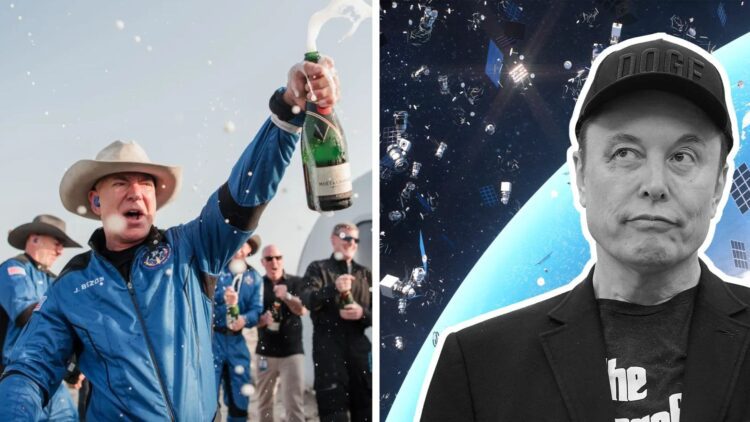 رقابت اسپیسایکس و بلو اوریجین برای ساخت دیتاسنترهای فضایی