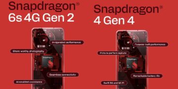 بنر معرفی دو تراشه جدید کوالکام: اسنپدراگون 6s 4G Gen 2 و اسنپدراگون 4 Gen 4.