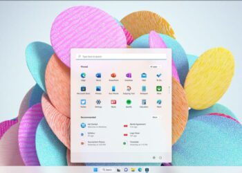 تصویری از منوی استارت ویندوز ۱۱
