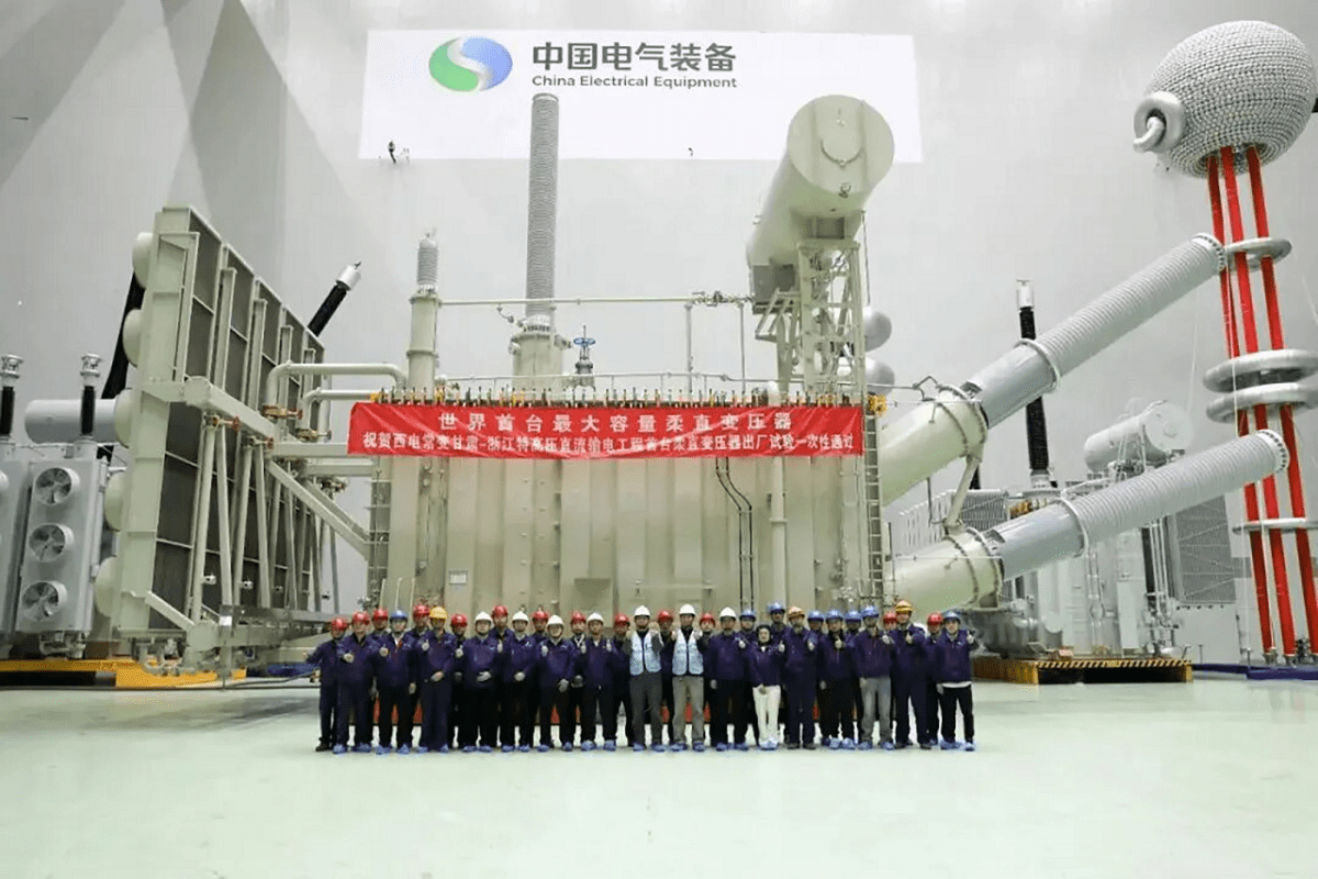 چین بزرگ‌ترین ترانسفورماتور هوشمند جهان را نصب می کند