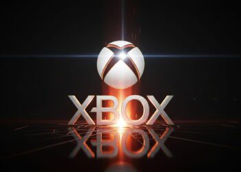 تصویری از لوگوی ایکس باکس همراه بازتاب آن