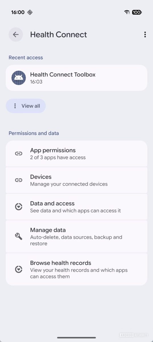 تغییرات بزرگ در Health Connect