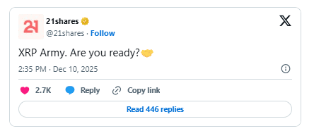 ETF جدید ریپل راهاندازی می شود