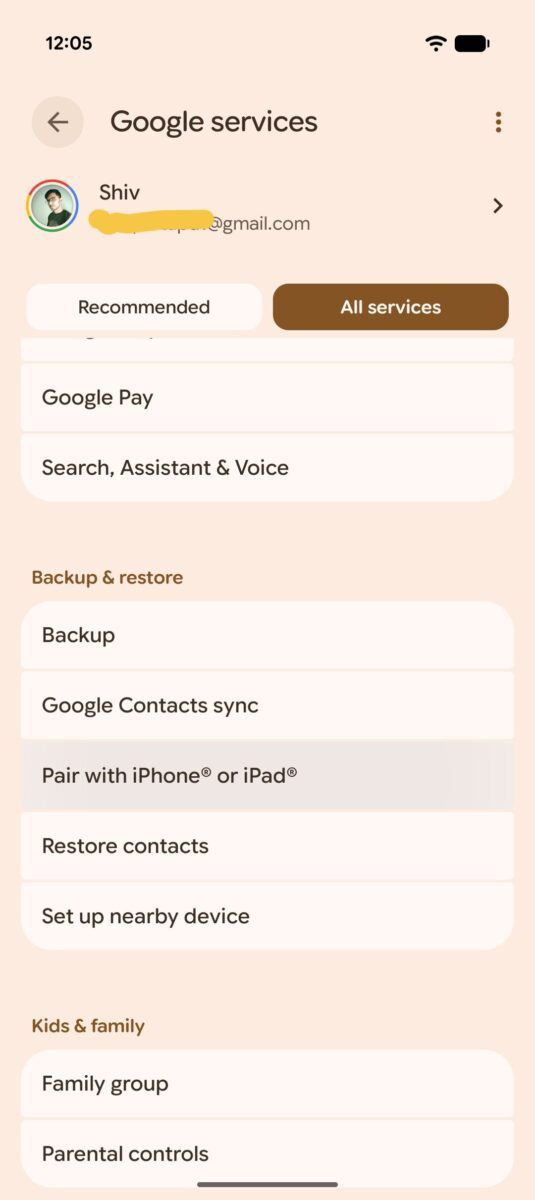 همکاری گوگل و اپل برای انتقال آسان دادهها
