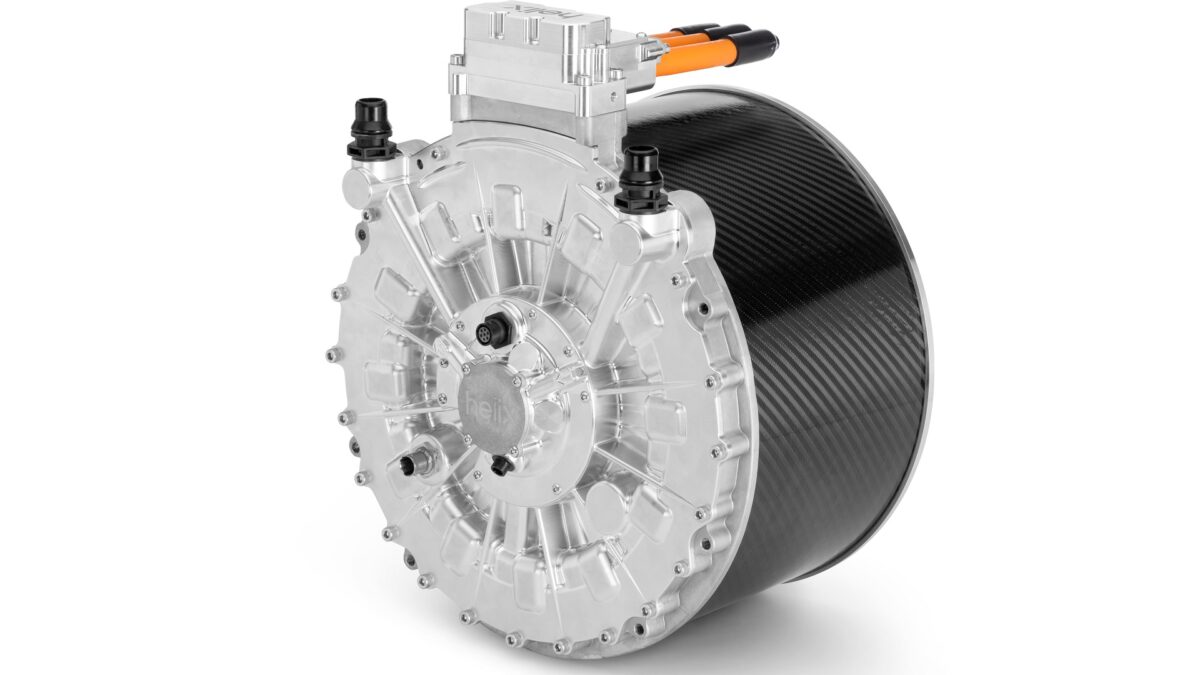 تصویر نمای نزدیک از یک موتور الکتریکی DualityTM