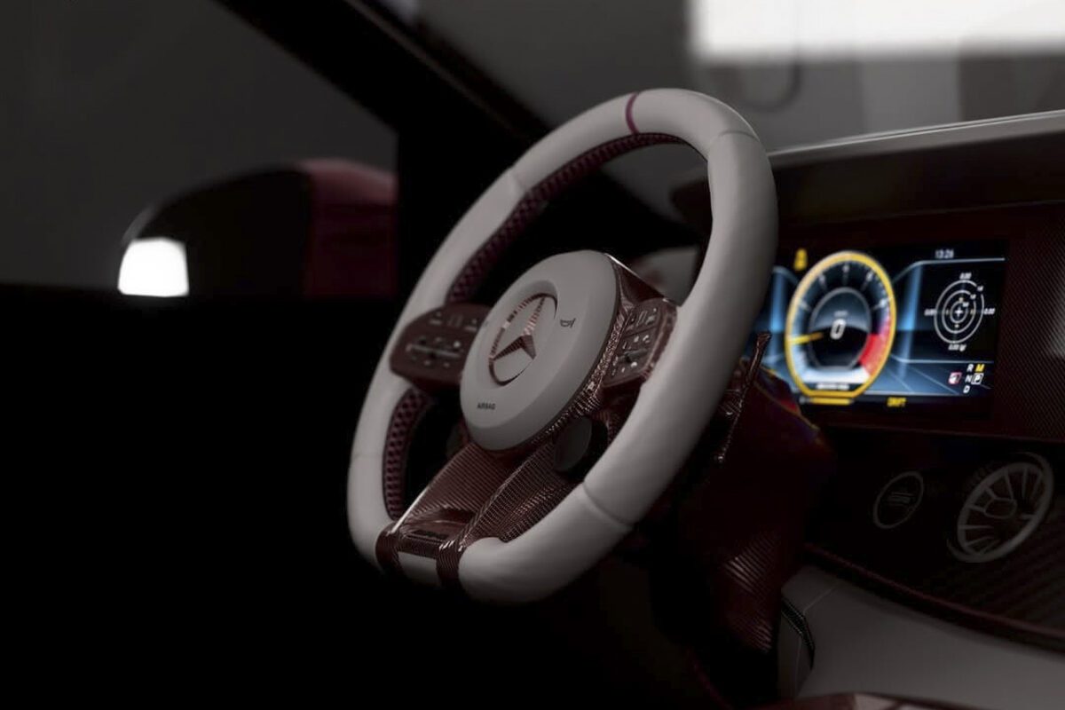 نمای نزدیک از کابین مرسدس-AMG GT 53