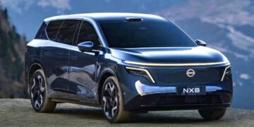 رونمایی رسمی نیسان از کراساوور تمامبرقی NX8
