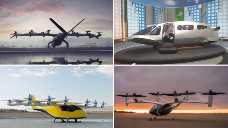 پنج تاکسی هوایی برتر که قرار است شیوهٔ پرواز جهان را در آینده تغییر دهند
