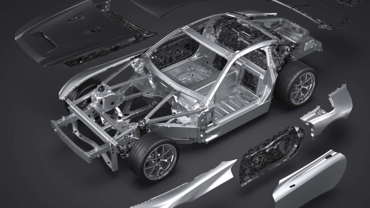 بدنده آلومینیومی تویوتا GR GT 