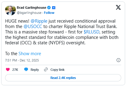 جمعبندی هفتگی اخبار دنیای رمزارزها در دسامبر ۲۰۲۵