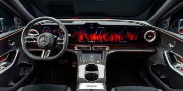 مرسدس‌بنز از یک خودروی الکتریکی با فضای داخلی کاملا گیاهی رونمایی کرد