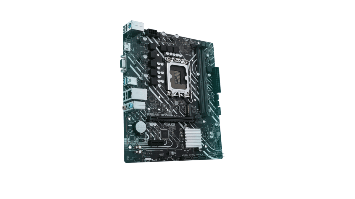 مادربرد ASUS PRIME H610M-K D4 یکی از ساده‌ترین و اقتصادی‌ترین گزینه‌ها برای پردازنده‌های جدید اینتل است. 