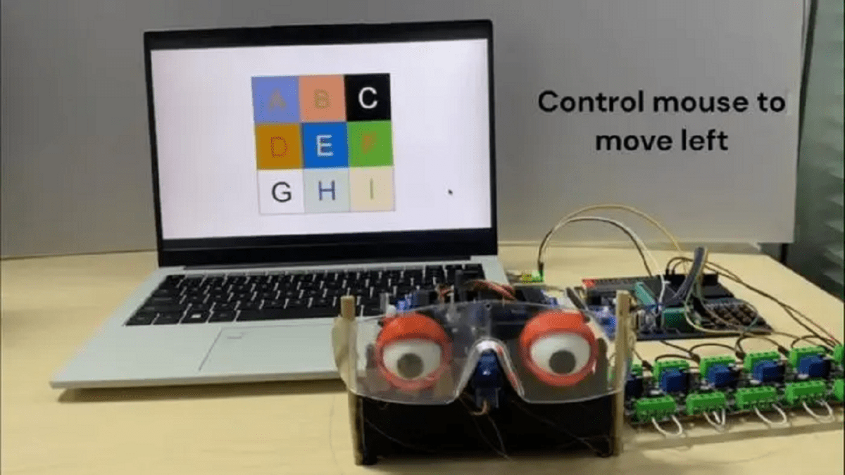 ساخت ردیاب چشم مبتنی بر پلک‌ زدن بدون نیاز به باتری