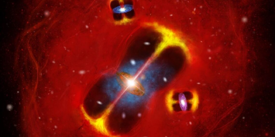 کشف خوشه کهکشانی غول‌پیکر SPT2349-56