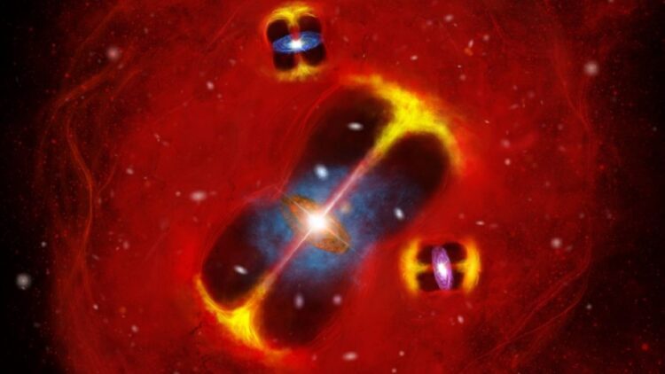 کشف خوشه کهکشانی غول‌پیکر SPT2349-56