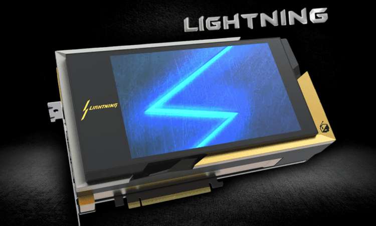 کارت گرافیک RTX 5090 Lightning با نمایشگر تمام‌سطح معرفی شد