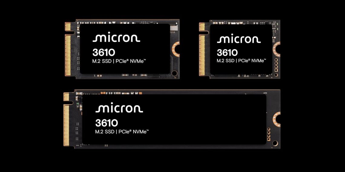 مایکرون نخستین SSD نسل پنجم دنیا را معرفی کرد