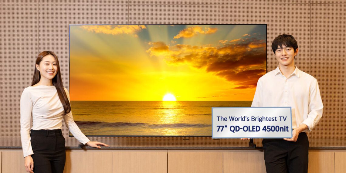 سامسونگ از درخشان‌ترین تلویزیون QD-OLED جهان پیش از CES 2026 رونمایی کرد