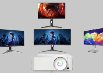 ایسر در CES 2026 از مانیتورهای 6K حرفه‌ای و پروژکتور لیزری 4K رونمایی کرد