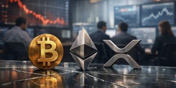 چرا قیمت بیت‌کوین، اتریوم و ریپل امروز کاهش یافته است؟