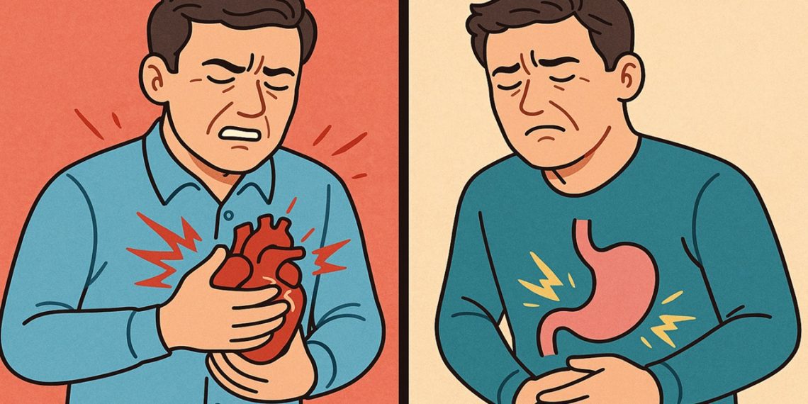 چگونه درد معده را از درد قلبی تشخیص دهیم؟ + ویدیو