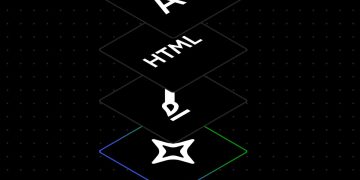 طرح گرافیکی لایهبندی شده از آیکونهای Aa، HTML و قلم نوری که نشاندهنده ابزارهای دستیار هوش مصنوعی جدید وردپرس است.