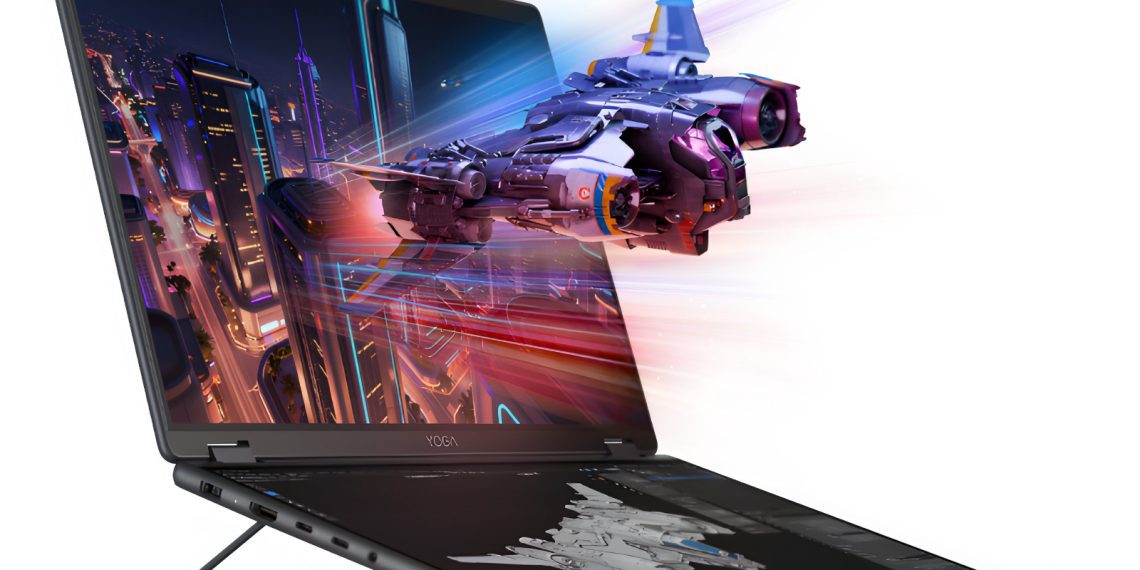 لپ‌تاپ مفهومی سه‌بعدی Lenovo