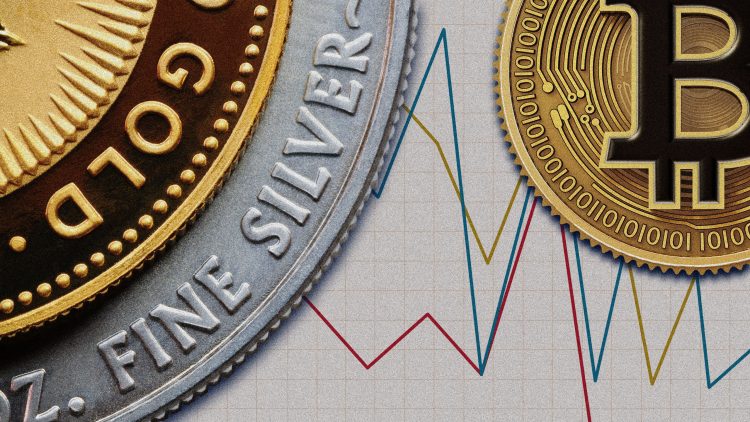 طلا و نقره در حال تاخت‌وتاز، اما بیت‌کوین در سراشیب سقوط؛ علت چیست؟